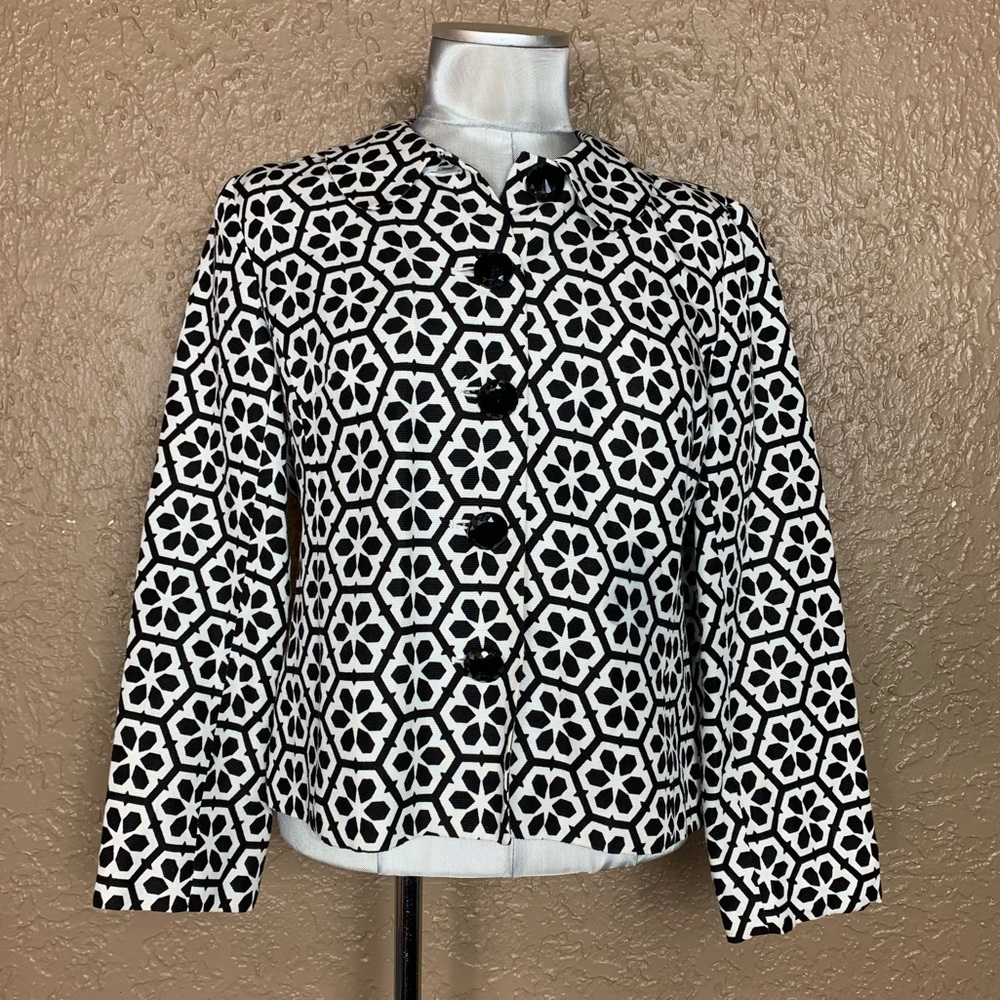 TRENZ PETITE buttoned lined blazer